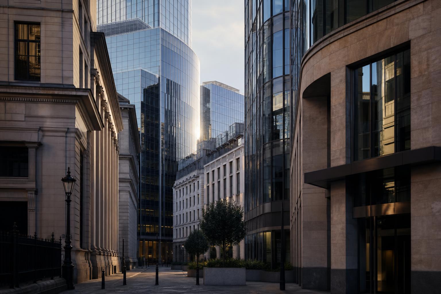London financial district architecture